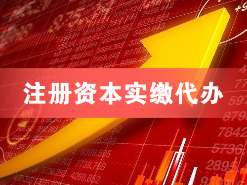 新余注册资本实缴代办